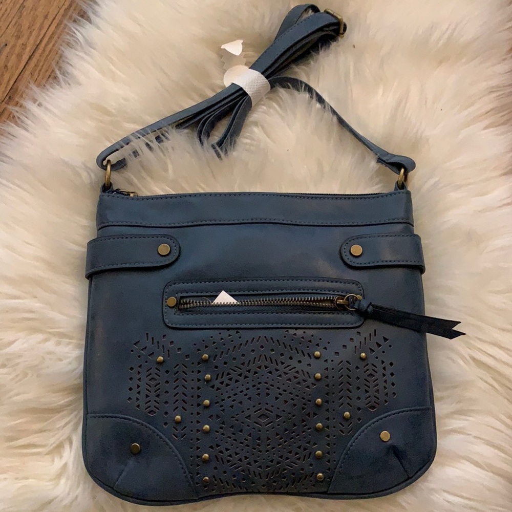 Women's Blue Cross Body Purse